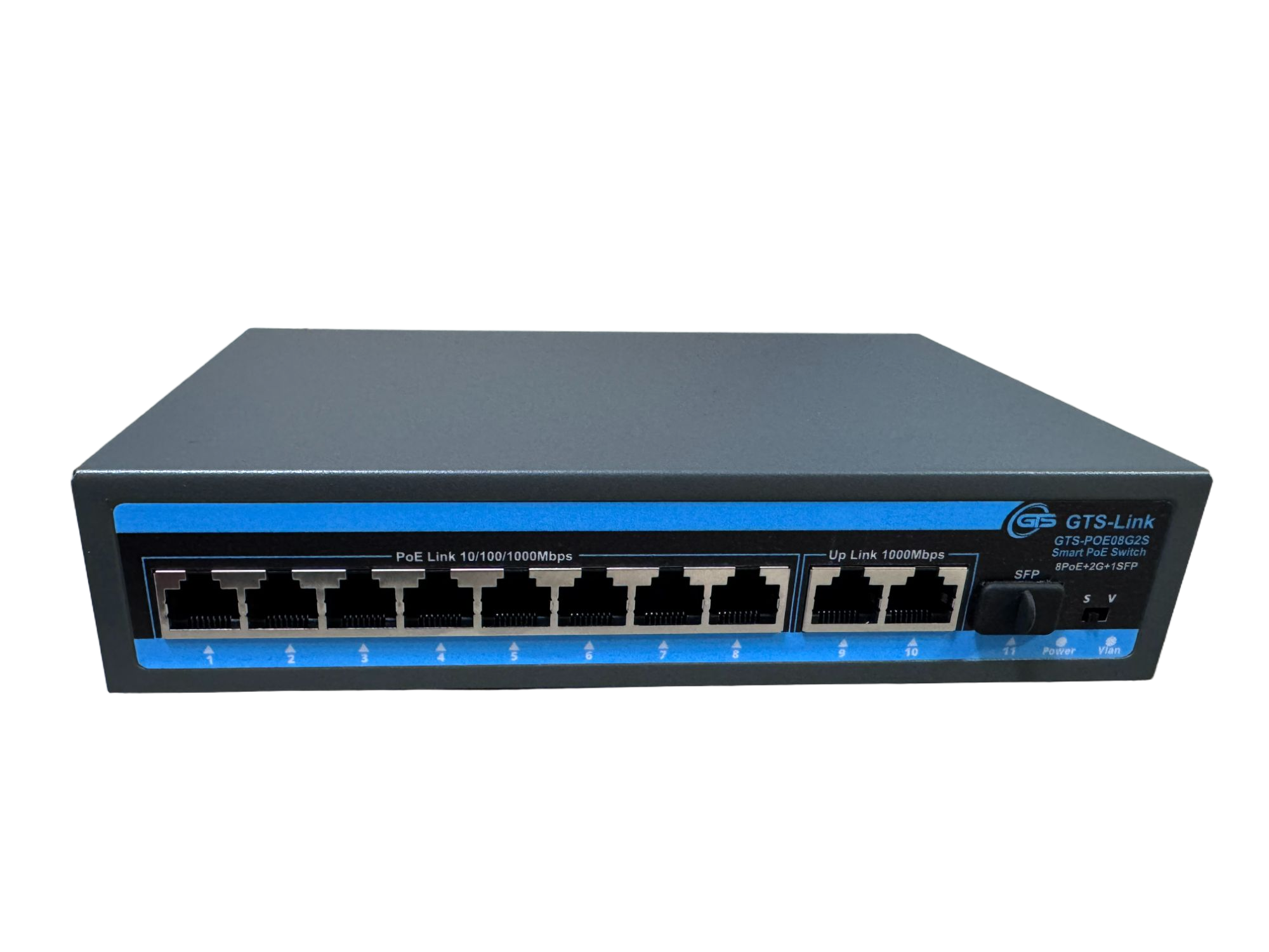 GTS-POE08G2S Smart PoE Switch